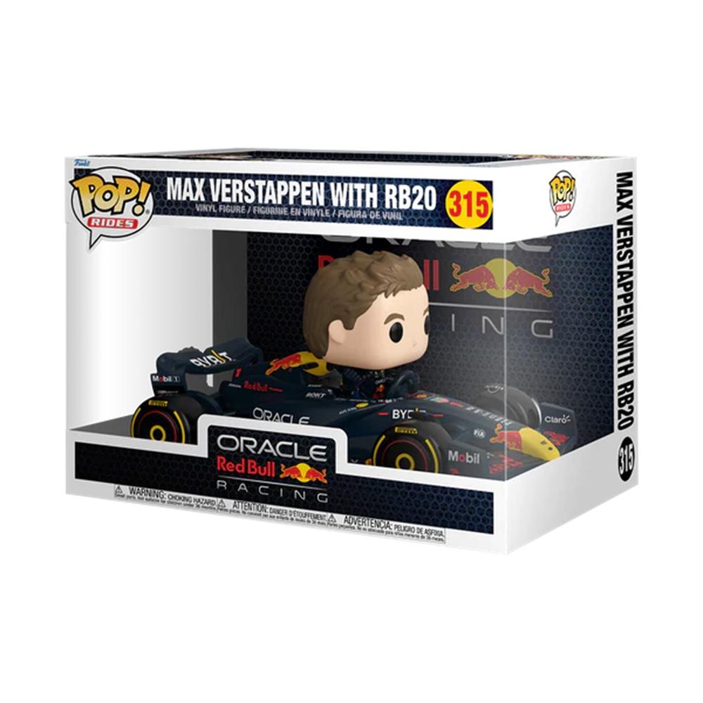Funko POP! Ride Super Deluxe Max Verstappen con RB20 - Oracle Red Bull Racing