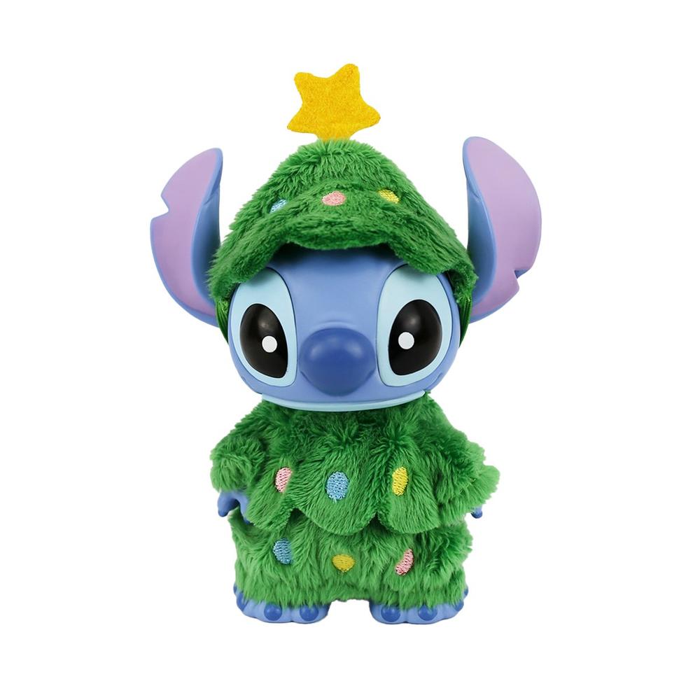 Figura Enesco Disney Stitch Decorado como Árbol de Navidad