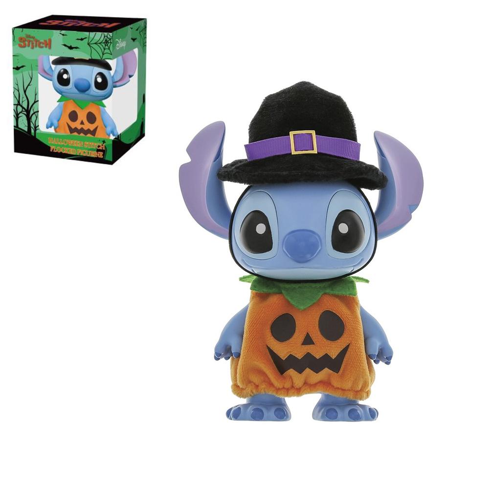Figura Enesco Disney Stitch Halloween con Calabaza