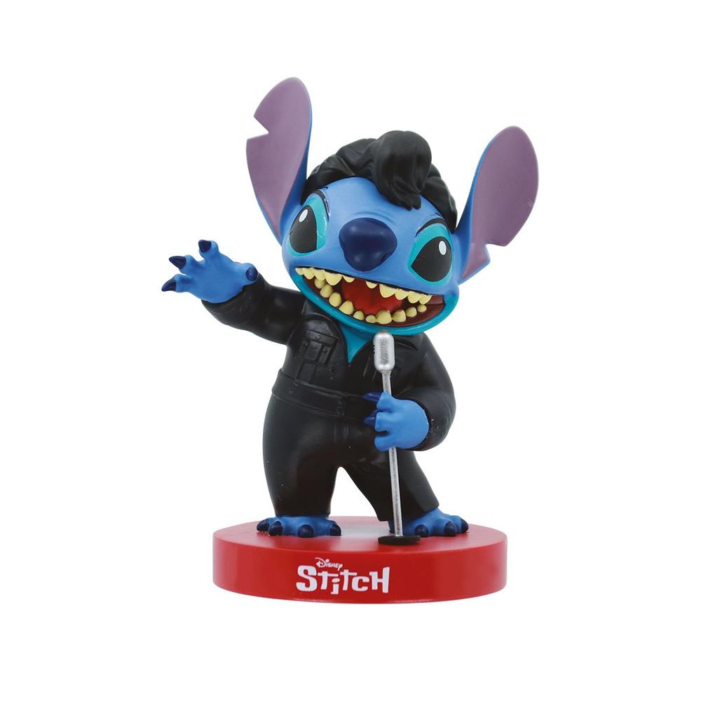 Figura Enesco Disney Stitch como Elvis en Traje de Cuero