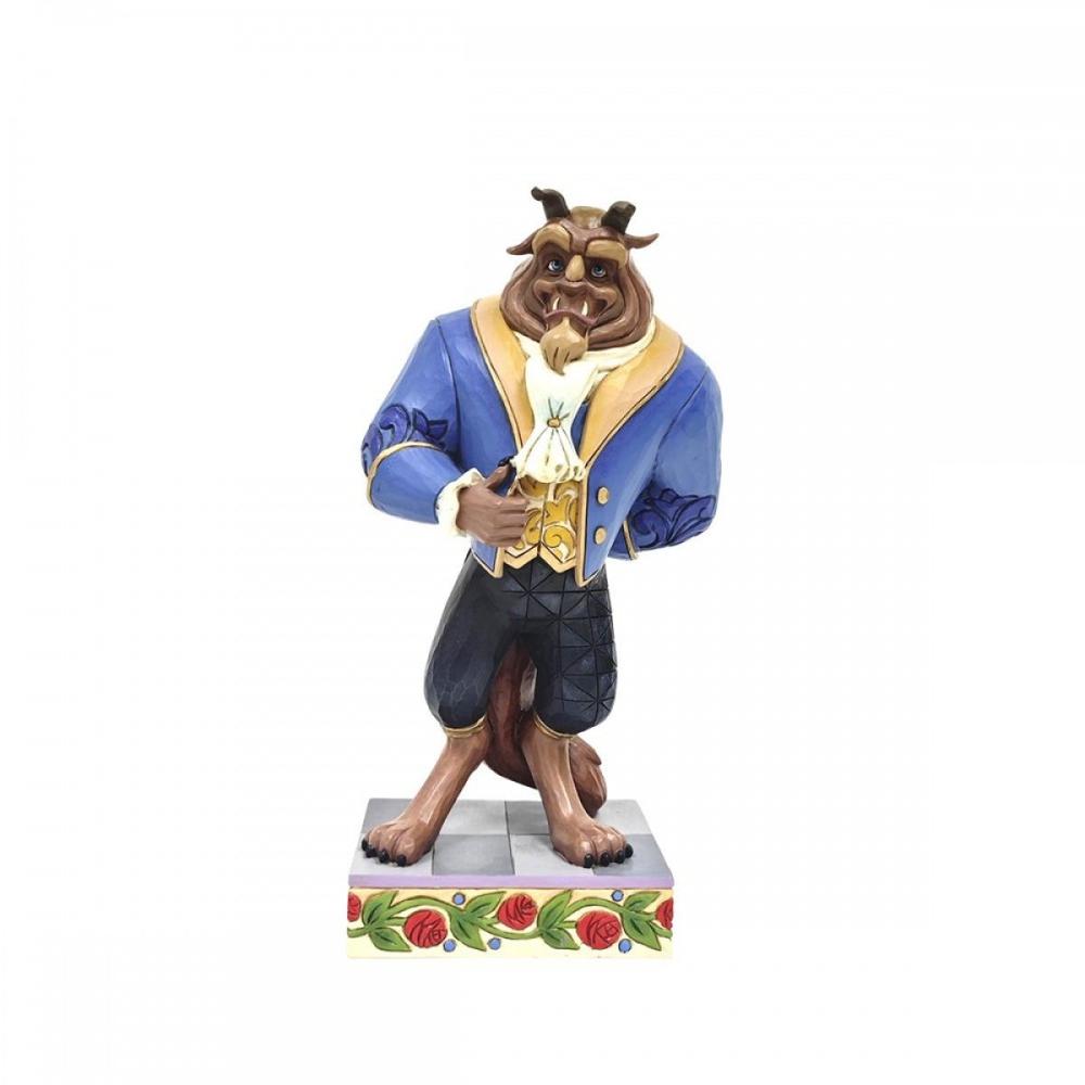 Figura Enesco Disney Bestia en Traje Azul - Coleccionista