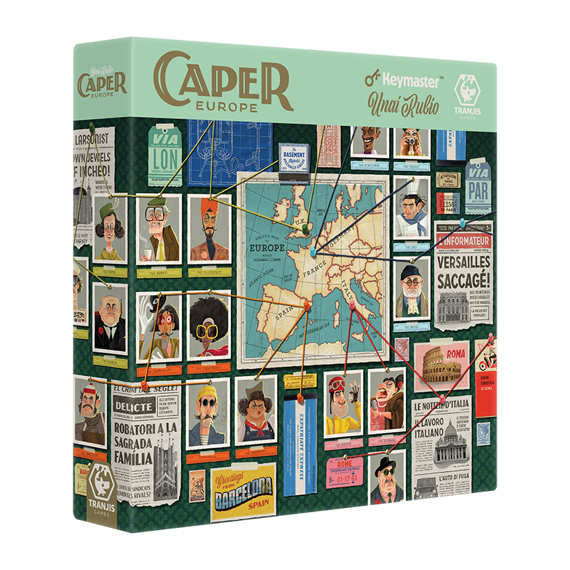 Caper: Europe - Juego de Mesa Estratégico para 2 Jugadores