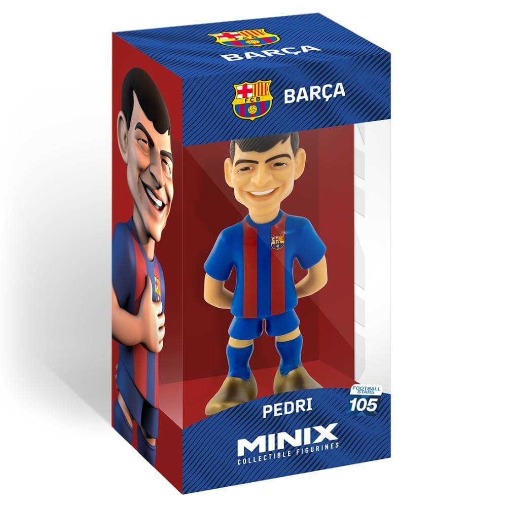Figura Minix FCB Pedri 12 cm - Coleccionable Oficial del FC Barcelona