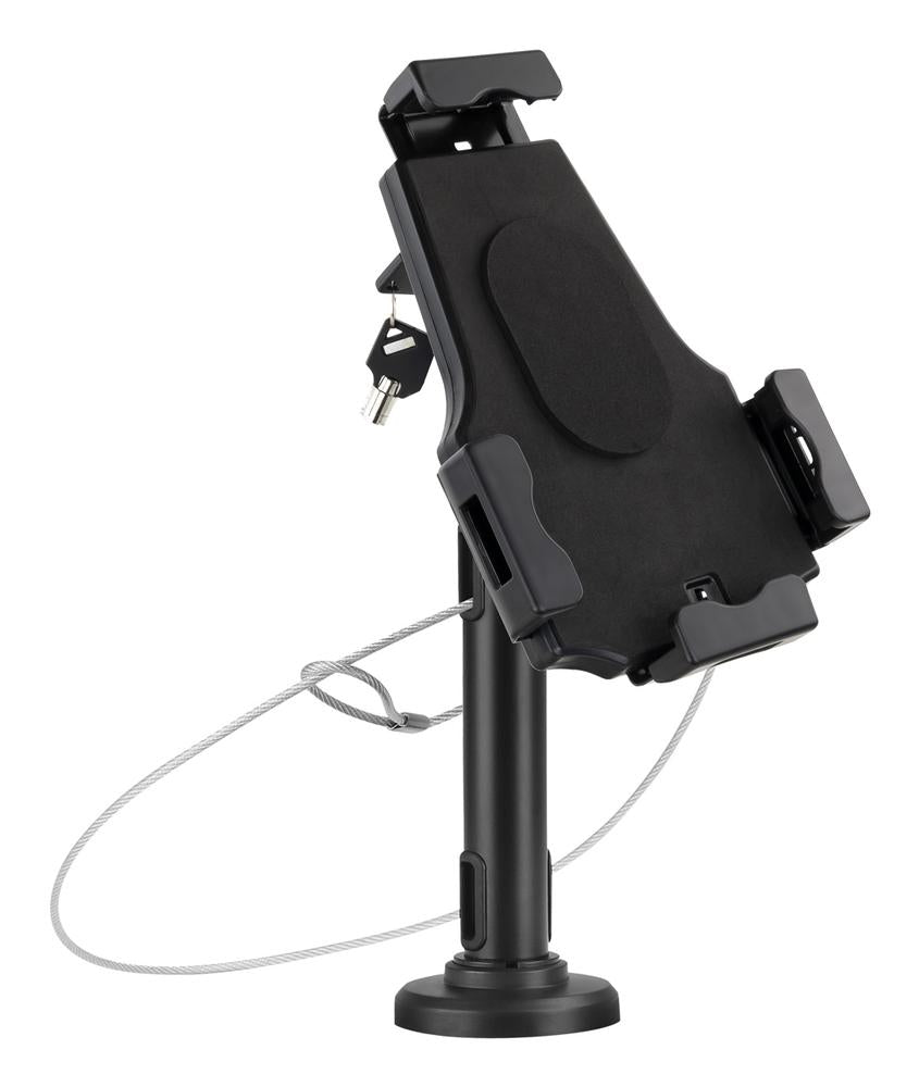 Soporte sobremesa - pared TooQ para tablet con antirrobo, negro