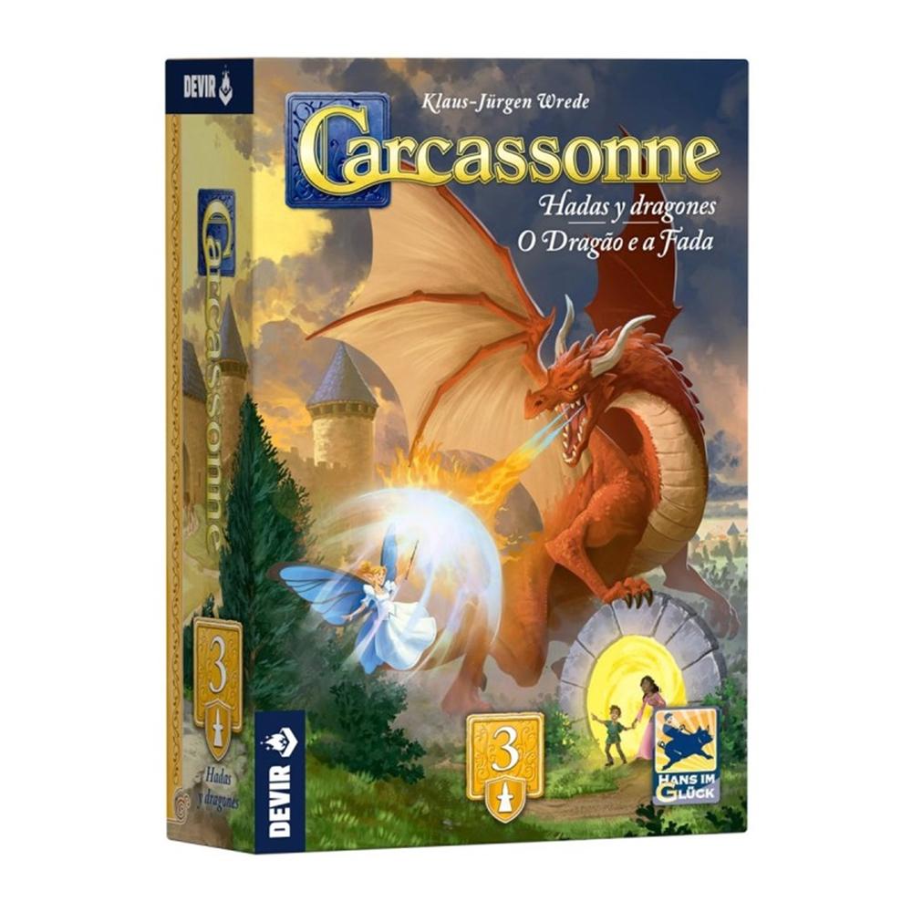 Carcassonne: Dragones y Hadas - Expansión Estratégica