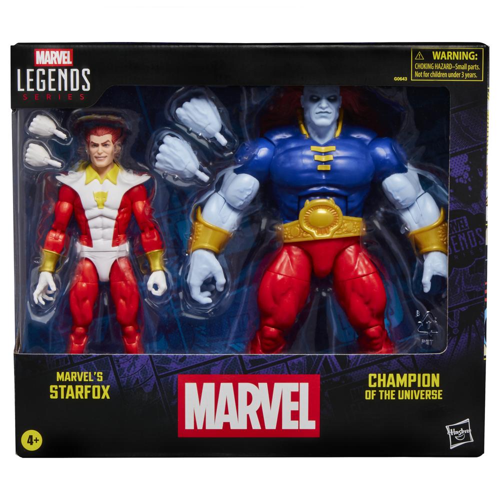 Pack de Figuras Coleccionables Hasbro Marvel Legends: Starfox & Champion of the Universe
