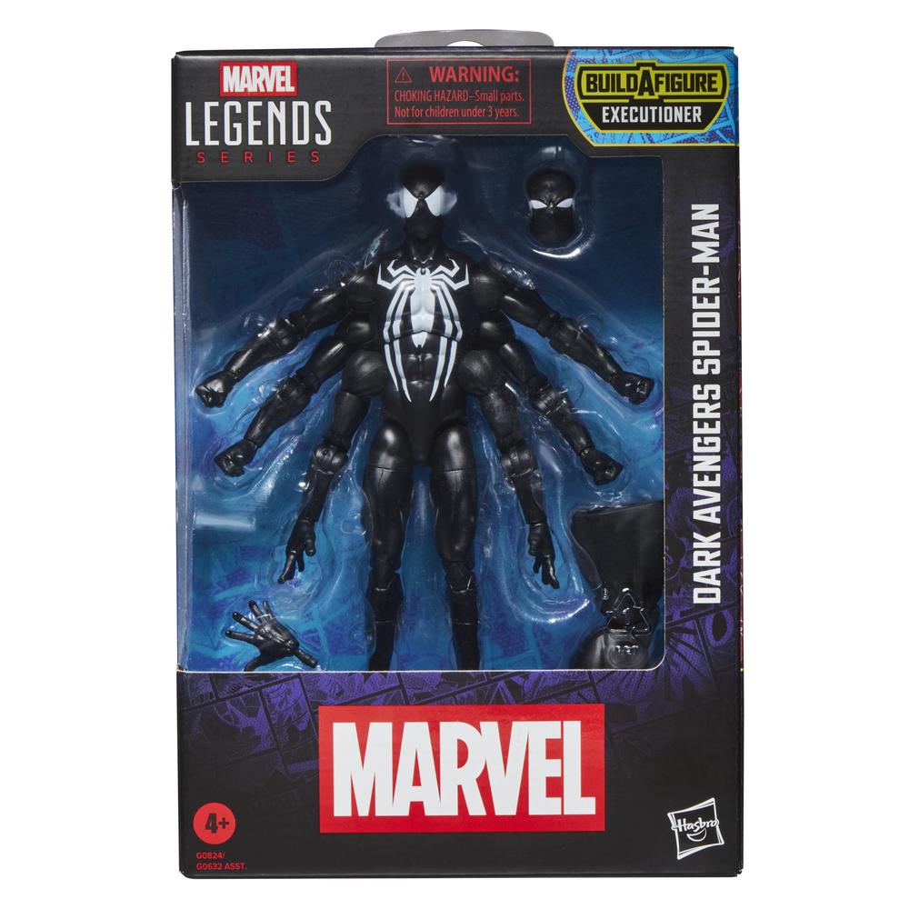 Figura de Acción Marvel Legends Dark Avengers Spider-Man de Hasbro