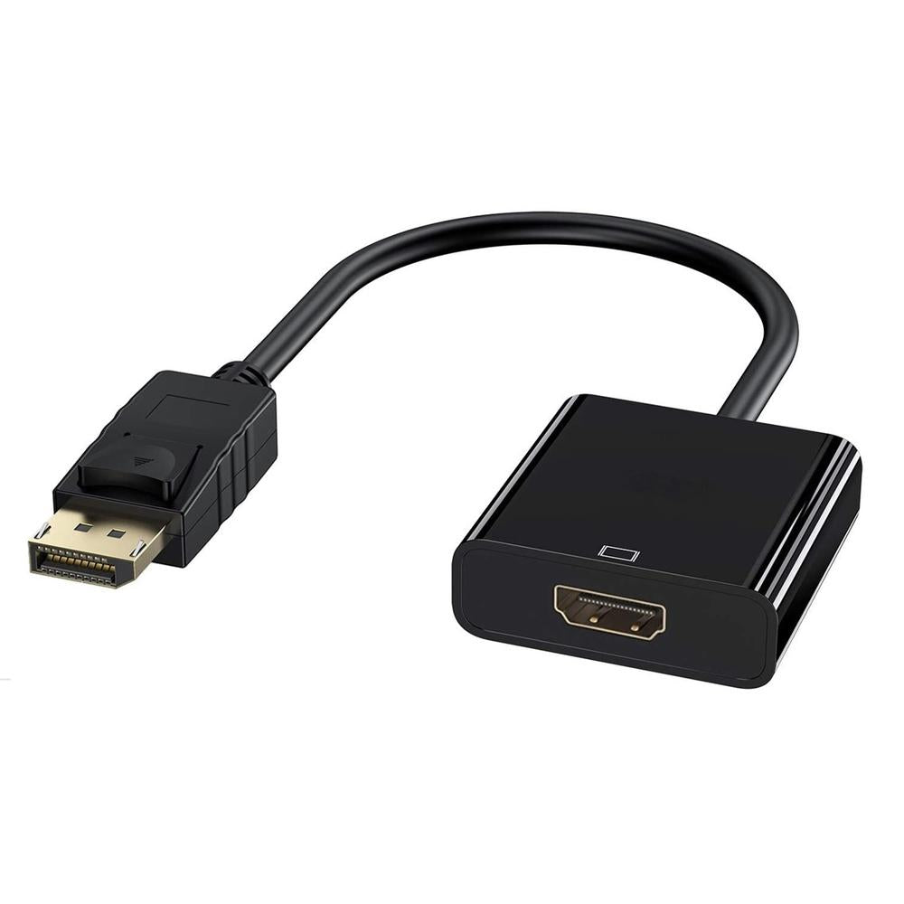 Cable Ewent DisplayPort a HDMI 0.15m - Macho a Hembra - Negro