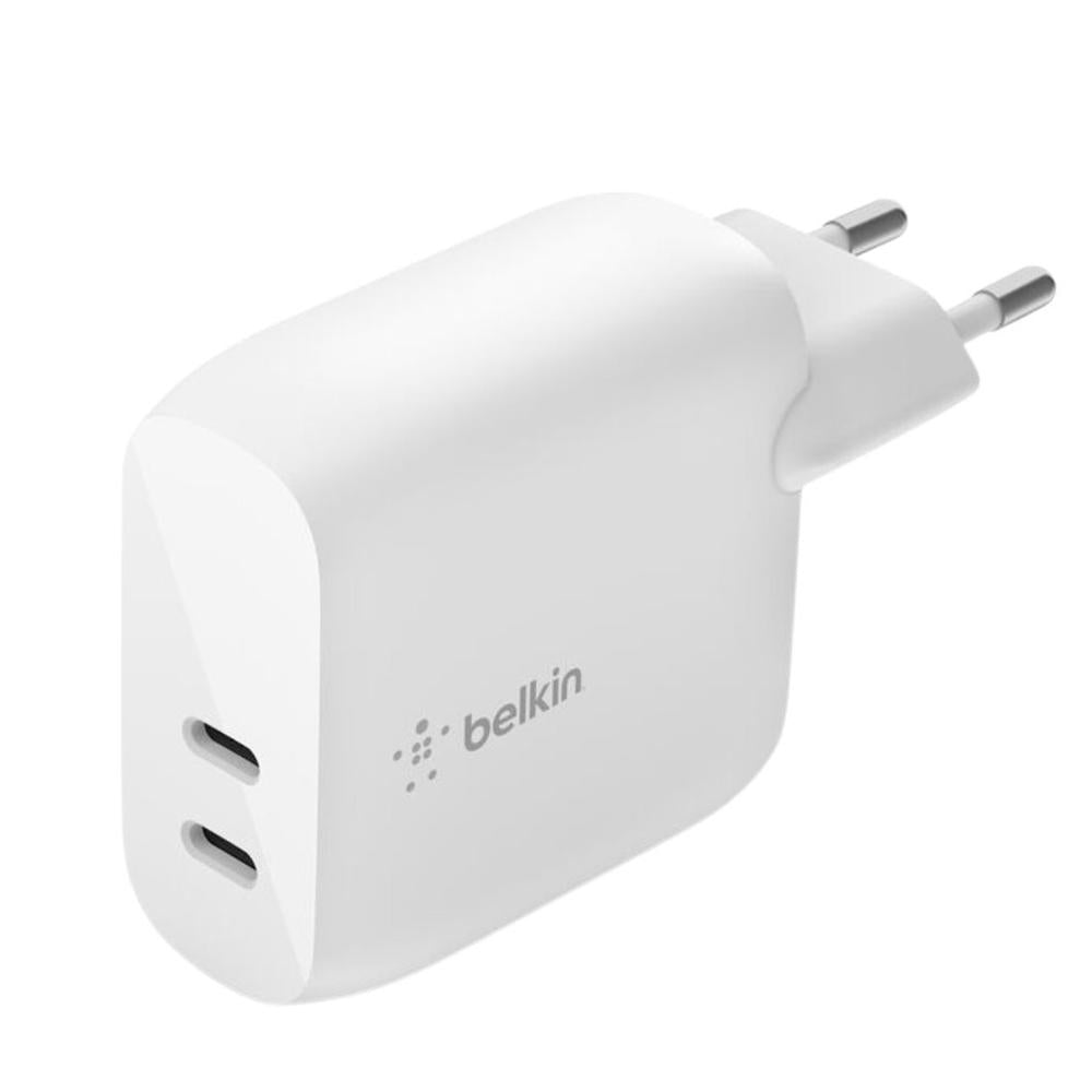 Cargador Belkin BOOST?CHARGE? 40W Doble USB-C Blanco