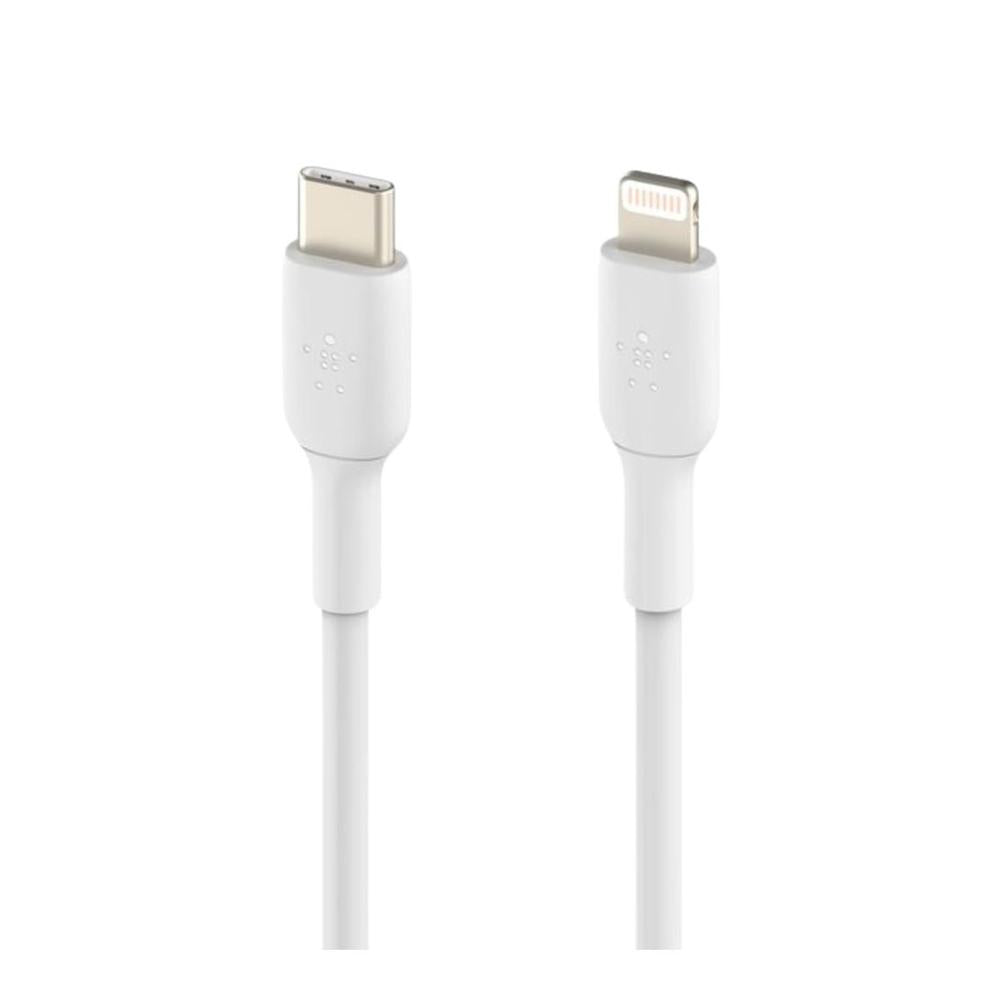 Cable Belkin BOOST?CHARGE USB-C a Lightning 2m Blanco Trenzado