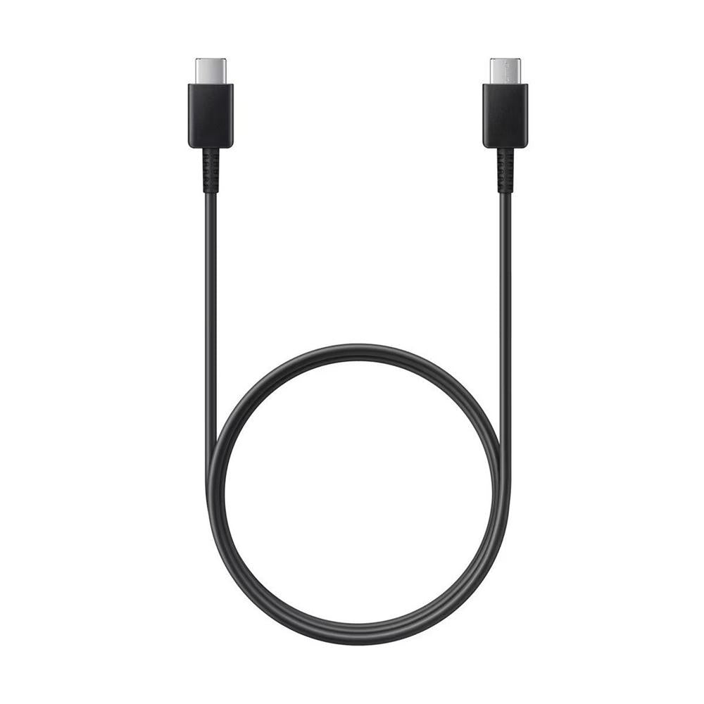 Cable Samsung USB-C a USB-C 1m Negro para Carga Rápida y Transferencia de Datos