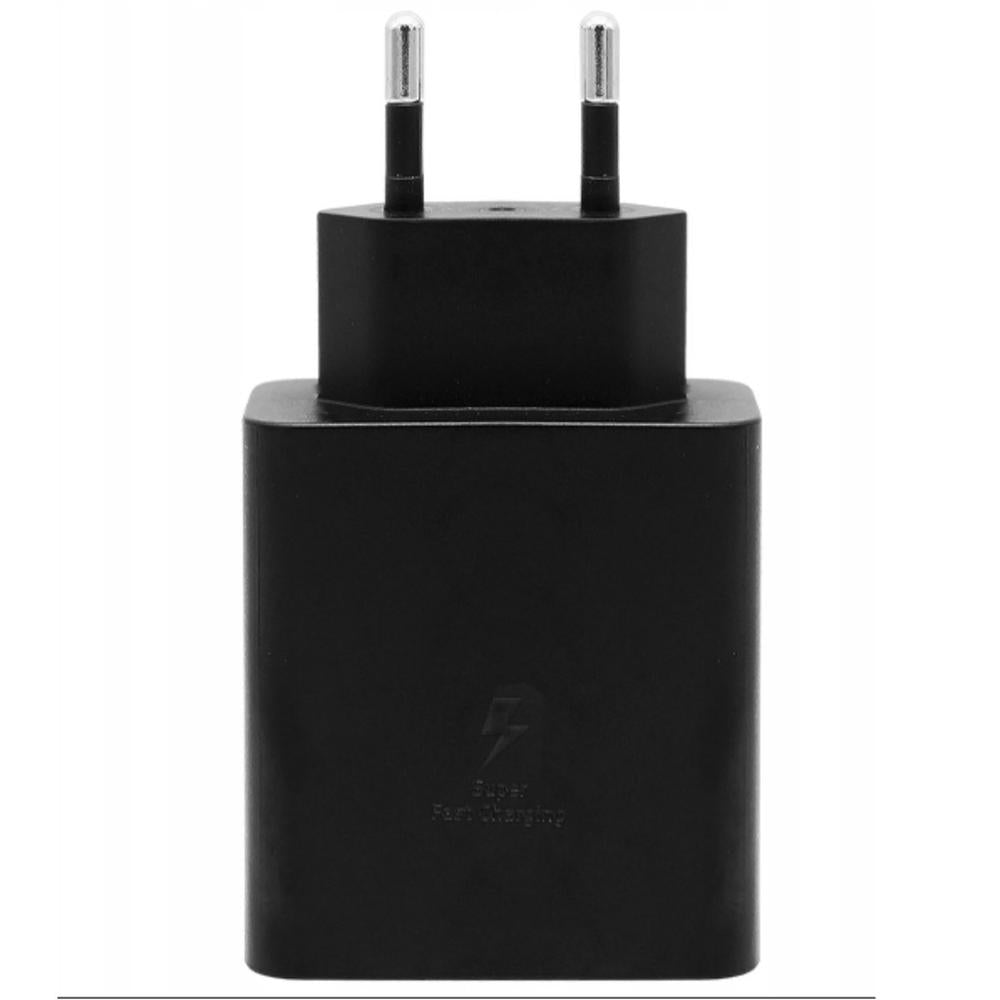 Cargador Samsung 50W Duo USB-C + Cable 1,8m Negro