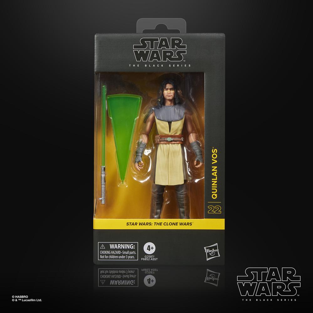 Figura Quinlan Vos de Star Wars: The Clone Wars - The Black Series de Hasbro