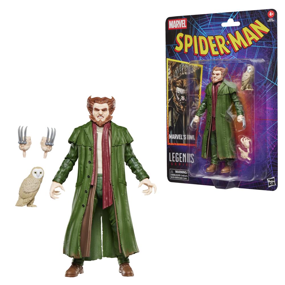 Figura Marvel Legends Series Spider-Man: Marvel's Owl
