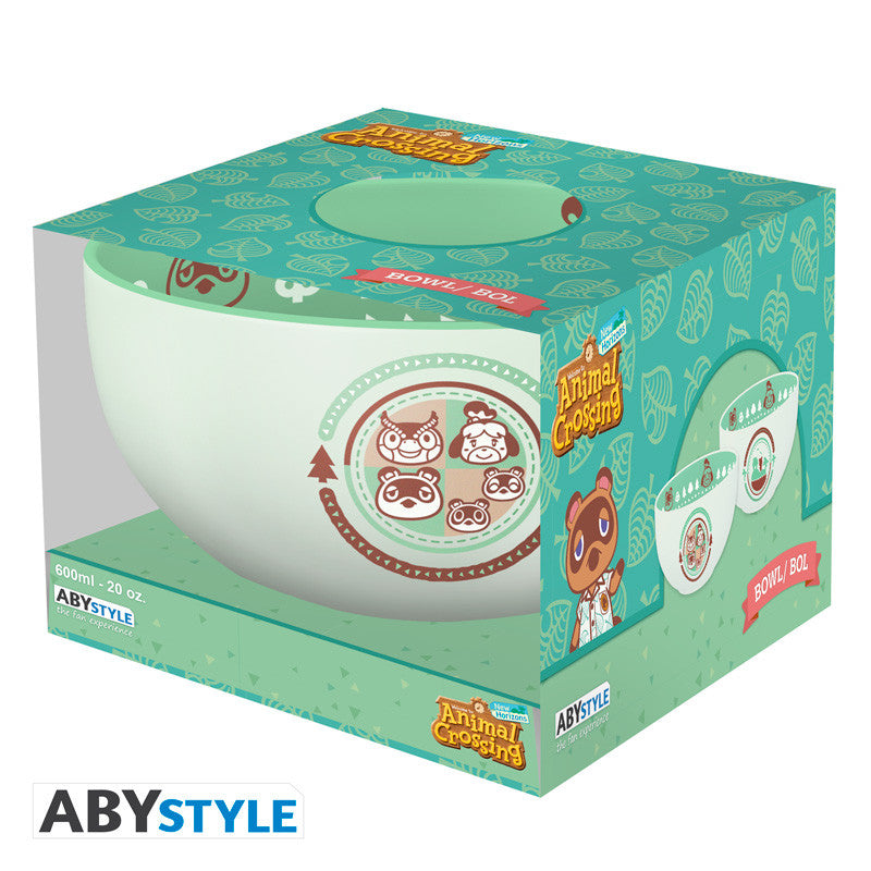 Bowl ABYstyle Animal Crossing 600 ml - Personajes Icónicos en Cerámica
