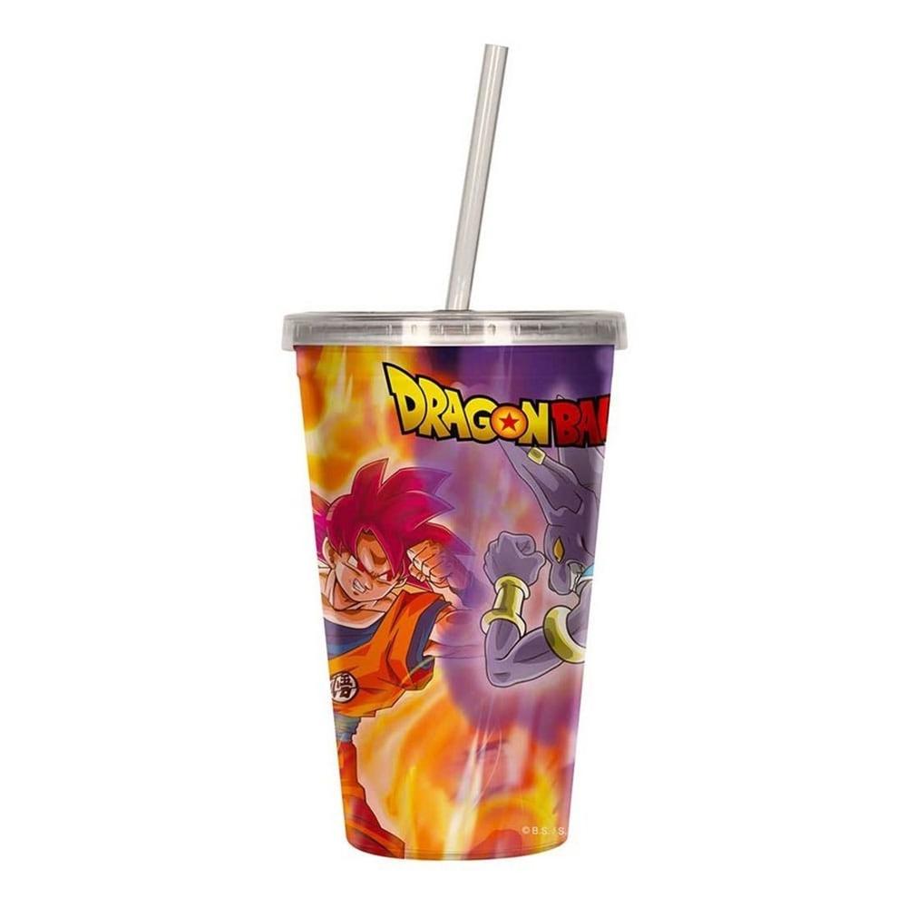 Vaso Lenticular 3D Dragon Ball Super: Battle of Gods con Tapa Enroscable