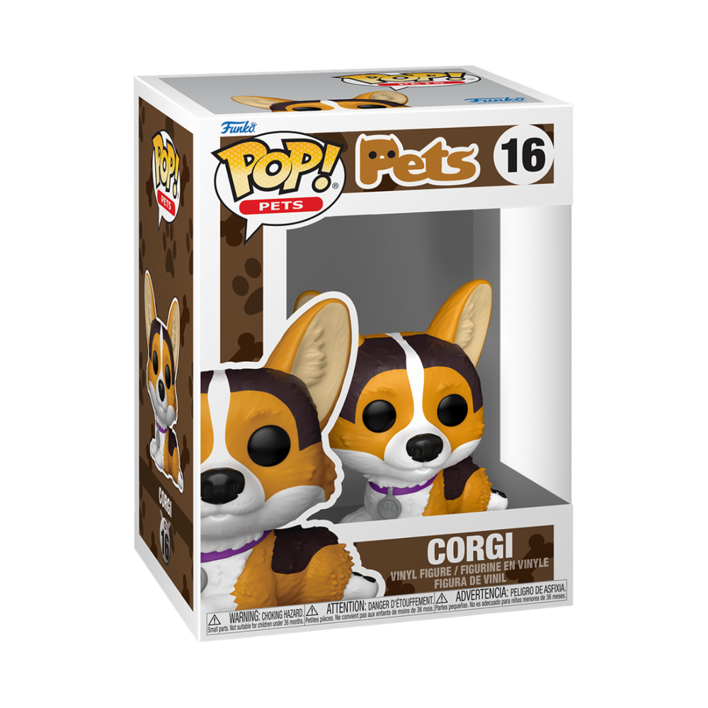 Funko Pop! Pets Corgi Nº16 - Figura Coleccionable de Vinilo