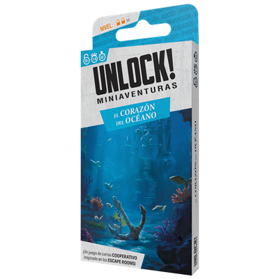 Unlock! Mini: El Corazón del Océano - Aventura de Escape en Cartas