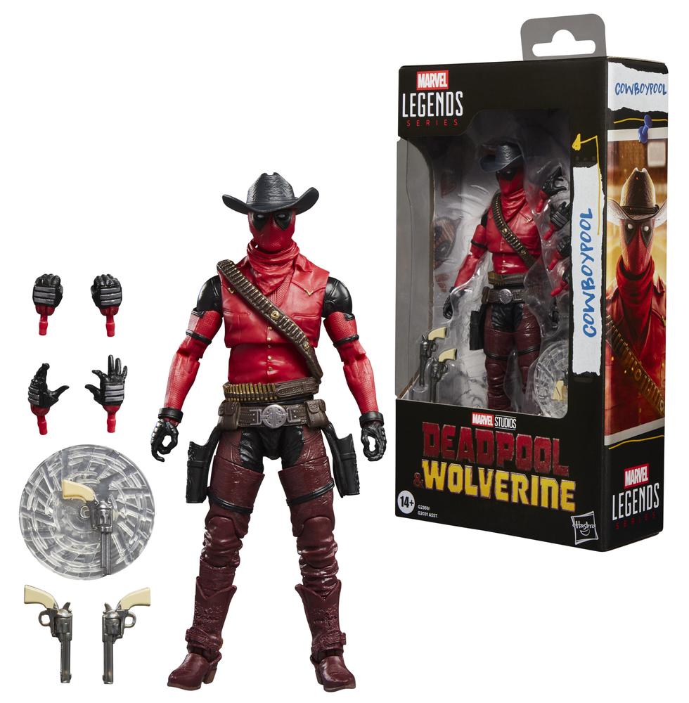 Figura Marvel Legends Series Deadpool & Wolverine - Cowboypool 6"