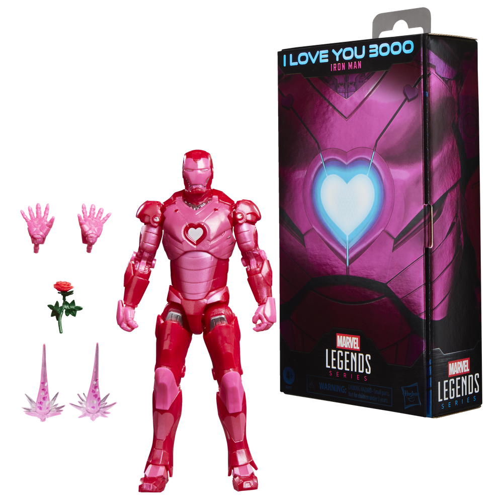 Figura Coleccionable Iron Man "I Love You 3000" de Hasbro Marvel Legends Series