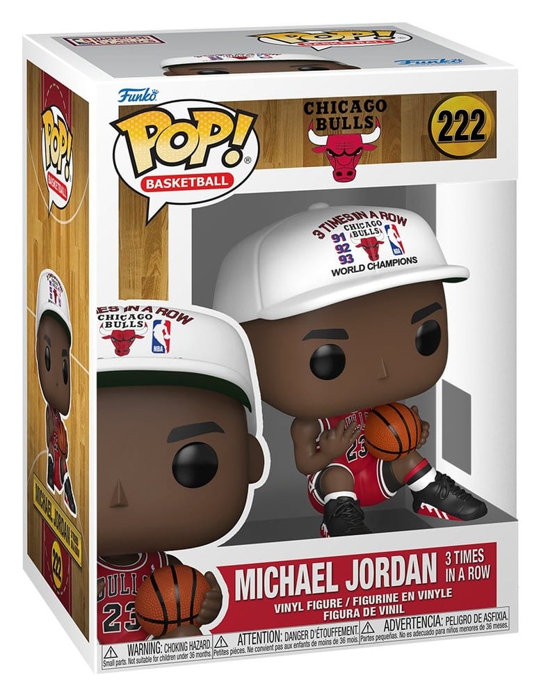 Funko Pop! NBA Chicago Bulls Michael Jordan 3 Times in a Row