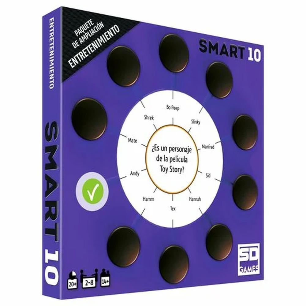 SMART10: Paquete de Ampliación de Entretenimiento con 100 Nuevas Preguntas