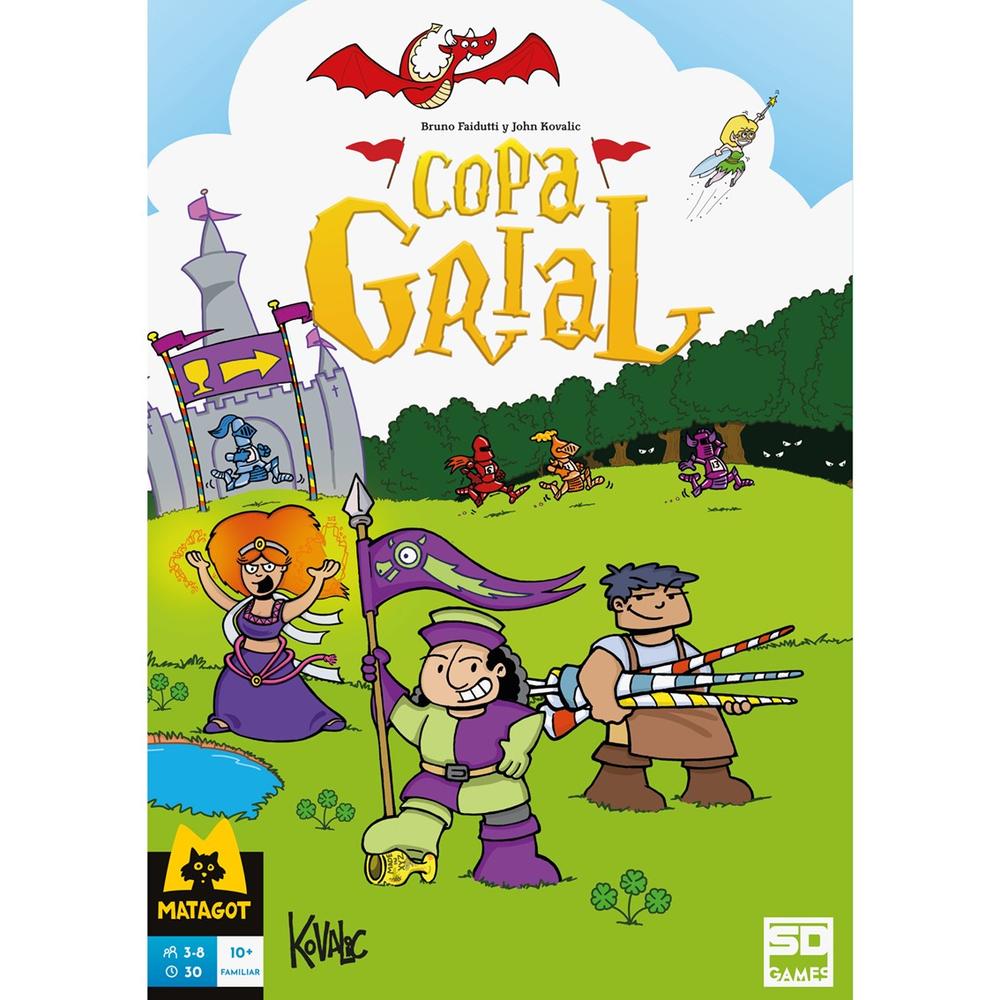 Copa Grial: Juego de Mesa de Caballeros y Aventuras Medievas