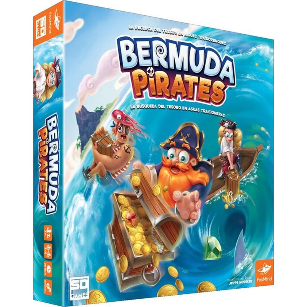 Bermuda Pirates - Juego de mesa familiar con mecánica magnética