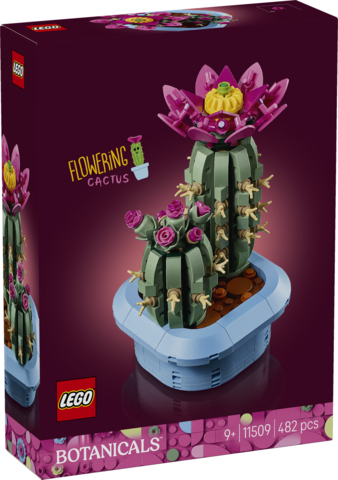 LEGO Botanicals Cactus en Flor (11509) - Decoración Natural Creativa