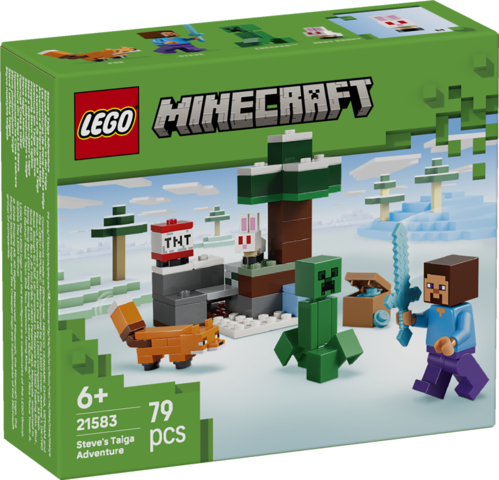 LEGO Minecraft: Aventura de Steve en la Taiga (21583)