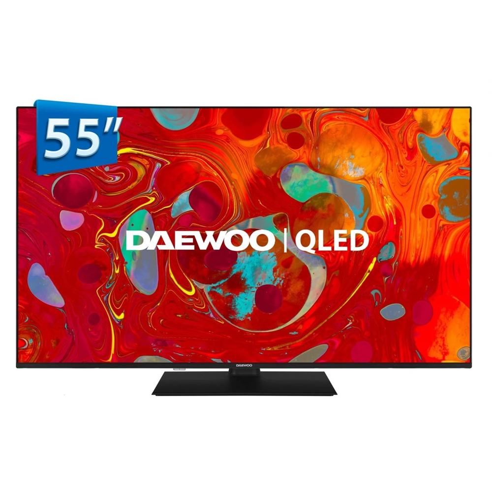 TV Daewoo 55" QLED 4K UHD Smart con Dolby Vision y HDR10