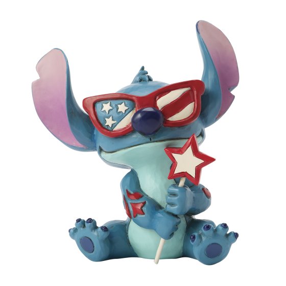 Figura Enesco Disney Stitch Patriota de Jim Shore