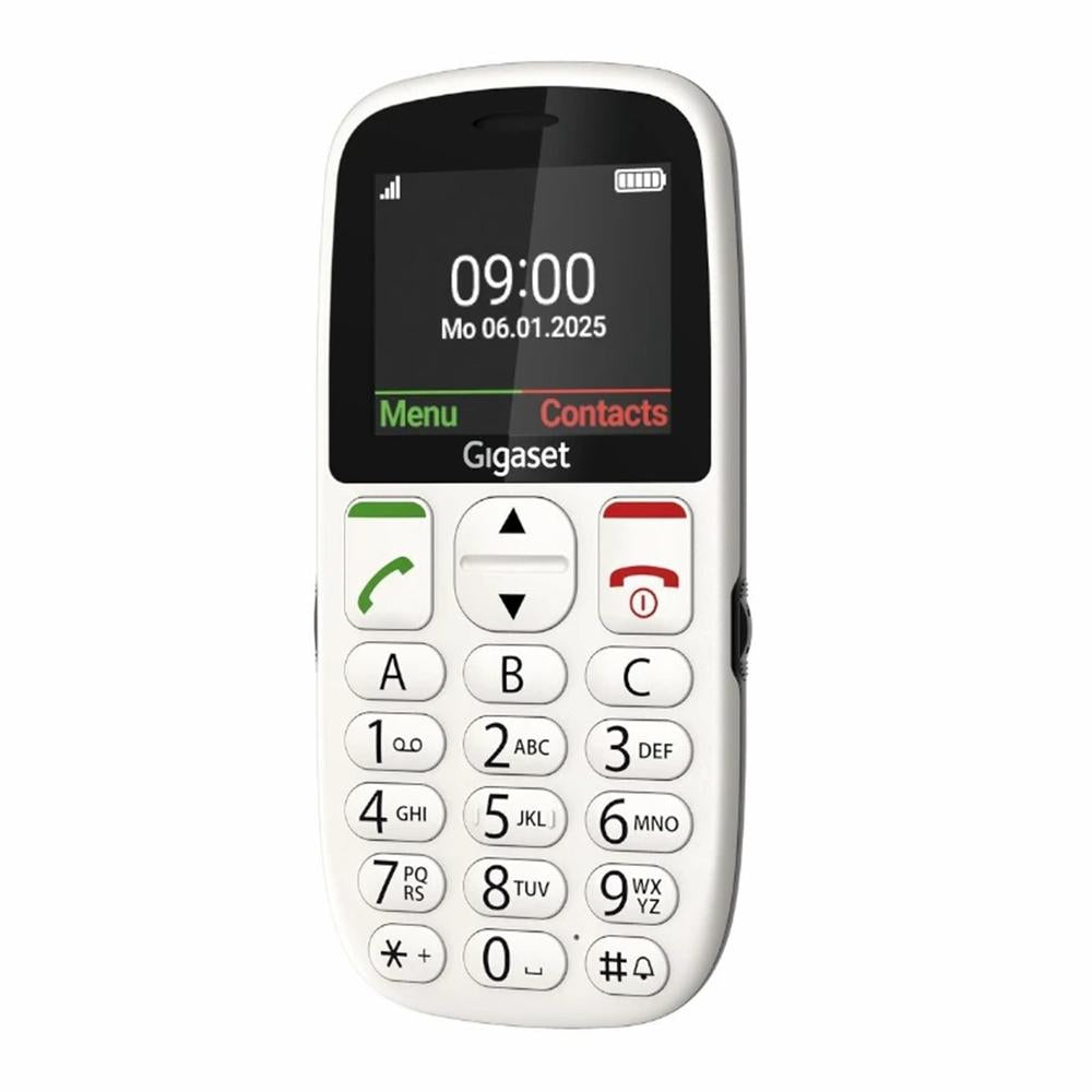 Teléfono móvil Gigaset GL395 blanco para mayores