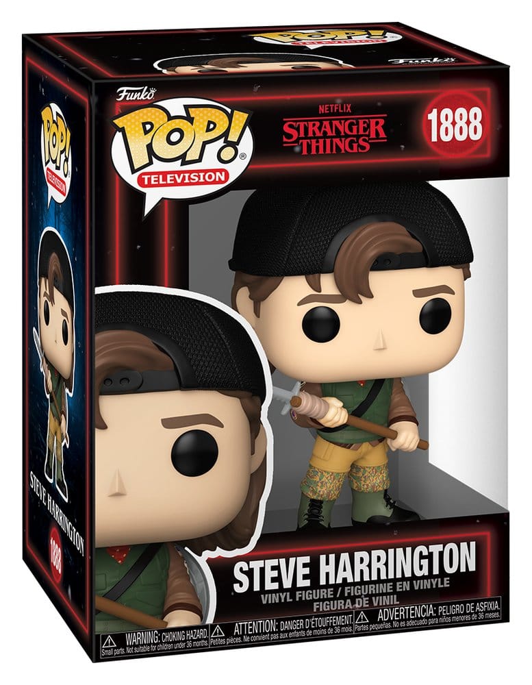 Funko Pop! TV Stranger Things Steve Harrington con Lanza