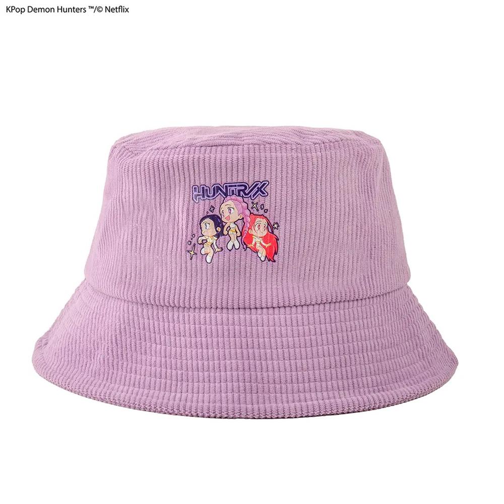 Gorro bucket Cinereplicas KPop Demon Hunters Huntr/x lila pastel unisex