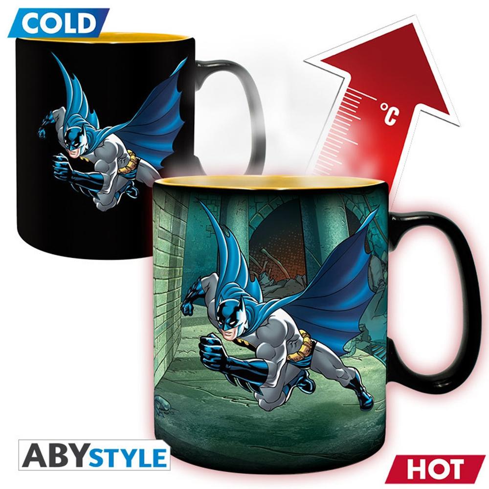 Taza Térmica DC Comics Batman & Joker 460 ml con Efecto Calor