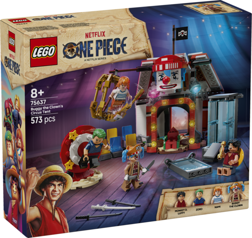 LEGO One Piece Netflix Carpa de Circo de Buggy (75637)