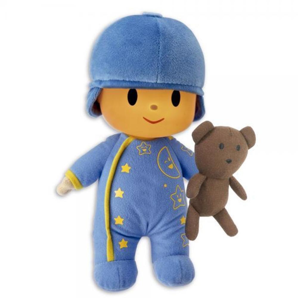 Pocoyó Dulces Sueños Peluche con Luz y Música, 32 cm, Modelo PB77350