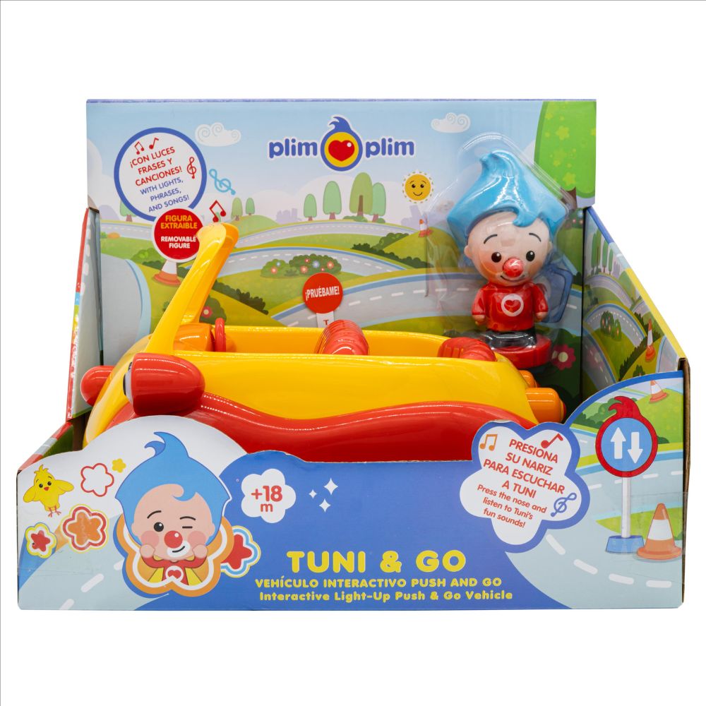 Vehículo Interactivo Tuni & Plim Plim Push and Go