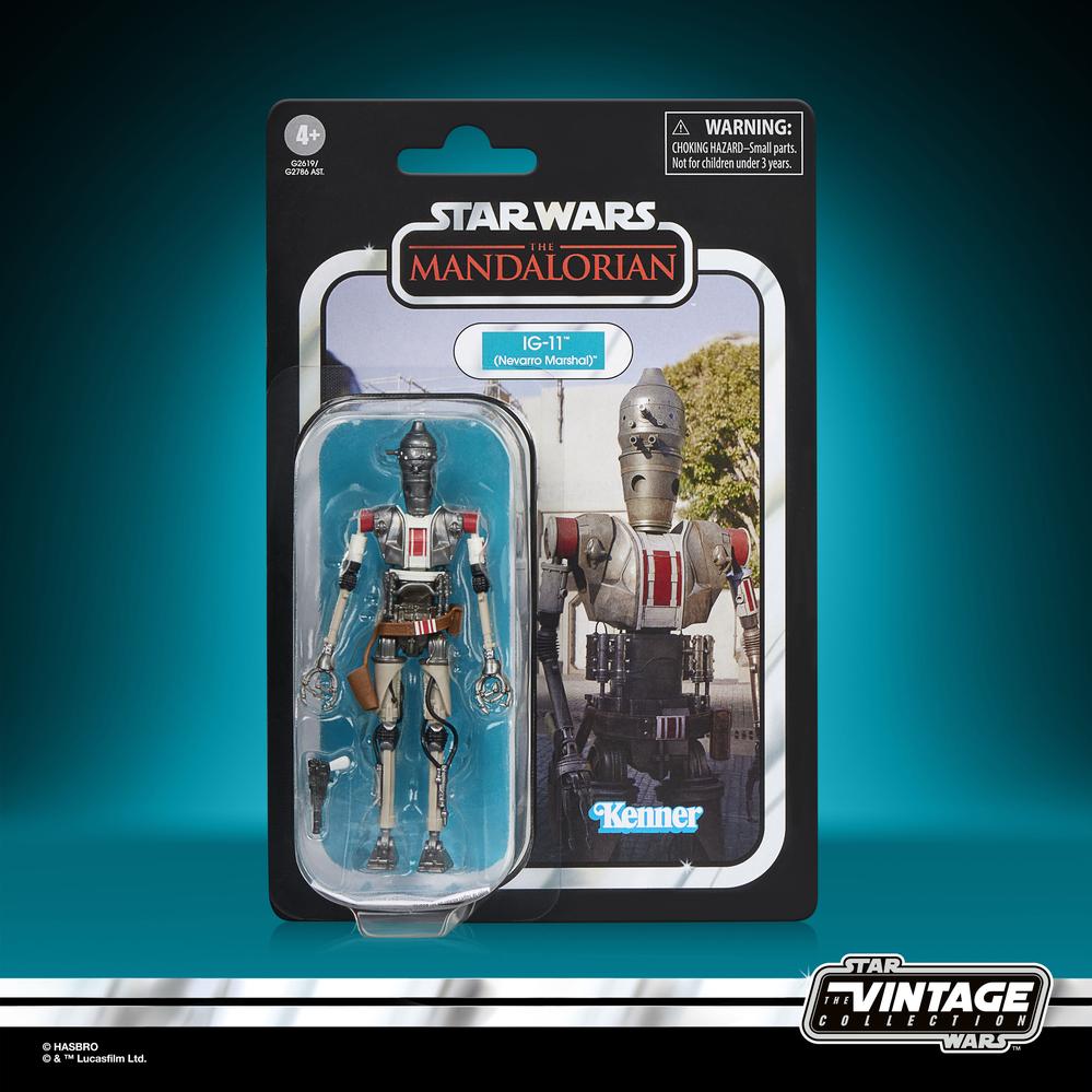 Figura Hasbro Star Wars The Mandalorian IG-11 Nevarro Marshal 9,5 cm