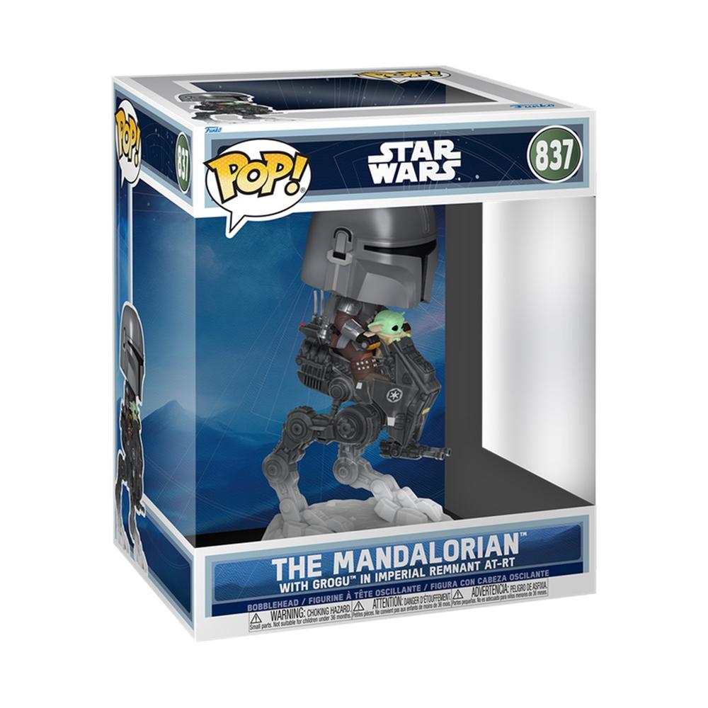 Funko Pop! Rides Deluxe The Mandalorian con Grogu en Imperial Remnant AT-RT