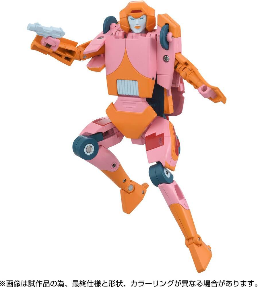 Figura Hasbro Transformers Takara Tomy Missing Link C-07 Arcee Edición Coleccionista