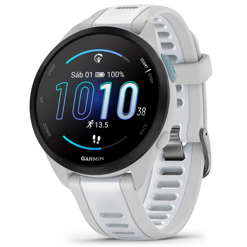 Garmin Forerunner 165 Music Reloj Inteligente Blanco con GPS y Pantalla Táctil AMOLED