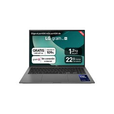Portátil LG Gram 16ZD90T - G Core Ultra 5 225H 16GB SSD 512GB FreeDOS 16 Pulgadas
