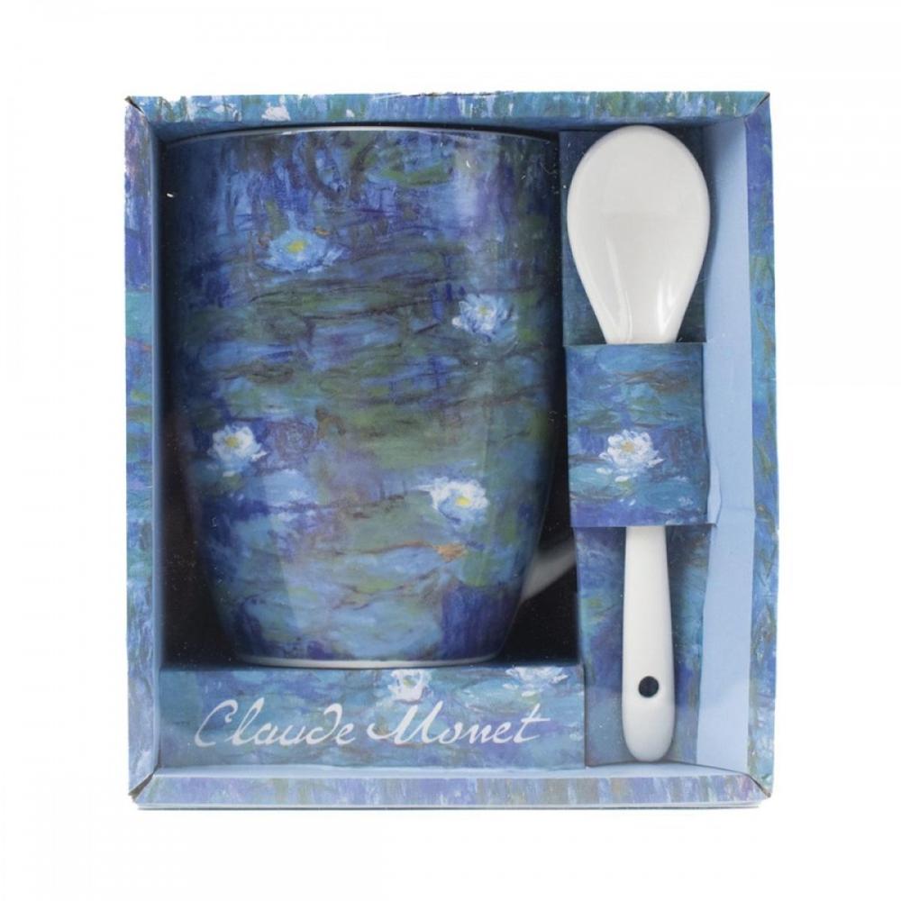 Taza y Cuchara Enesco Nenúfares de Claude Monet - Arte y Elegancia en tu Café