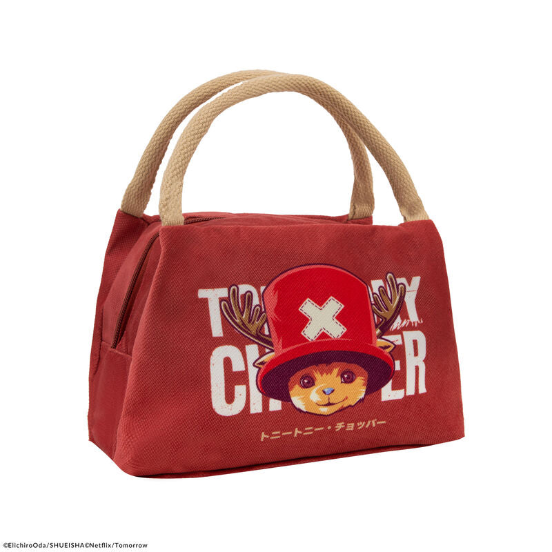 Bolsa térmica portalimentos One Piece Netflix Tony Tony Chopper roja
