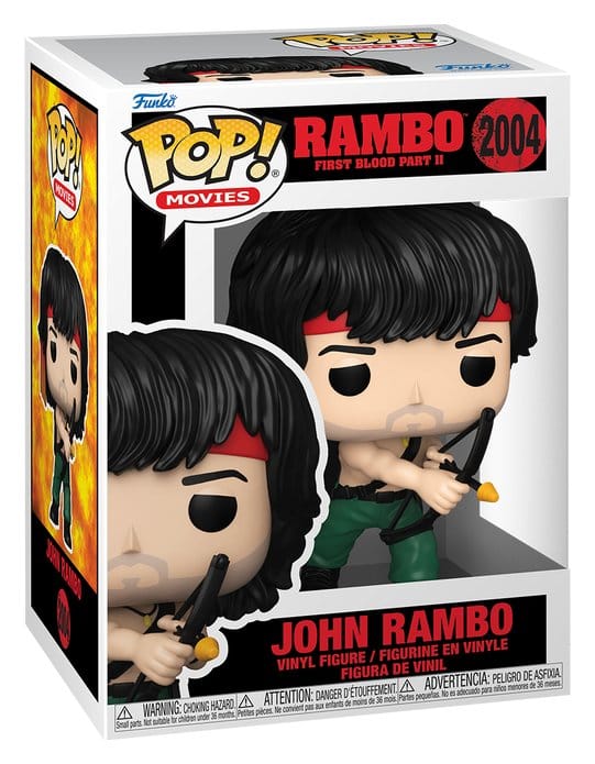Funko Pop! Movies: John Rambo con Arco y Flecha Explosiva - Rambo: First Blood Part II