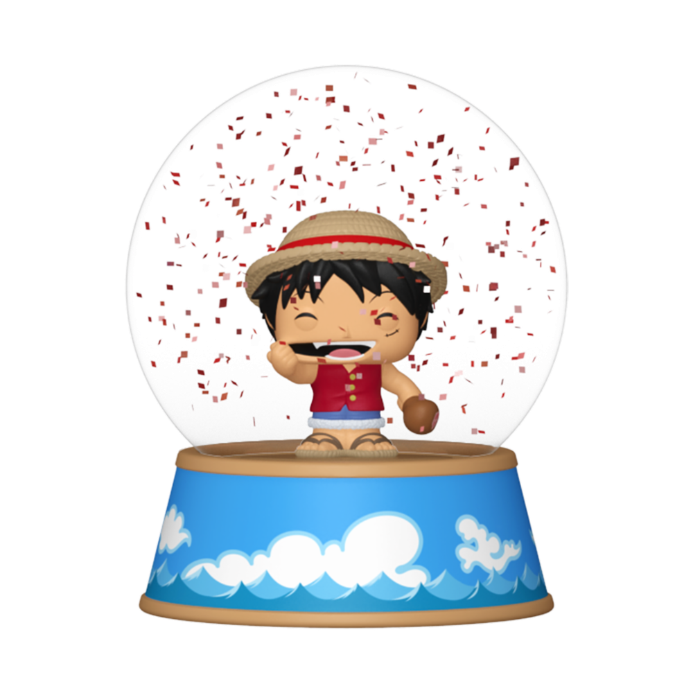 FUNKO POP Assortment Mini Glitter Globes: One Piece - 12 unidades