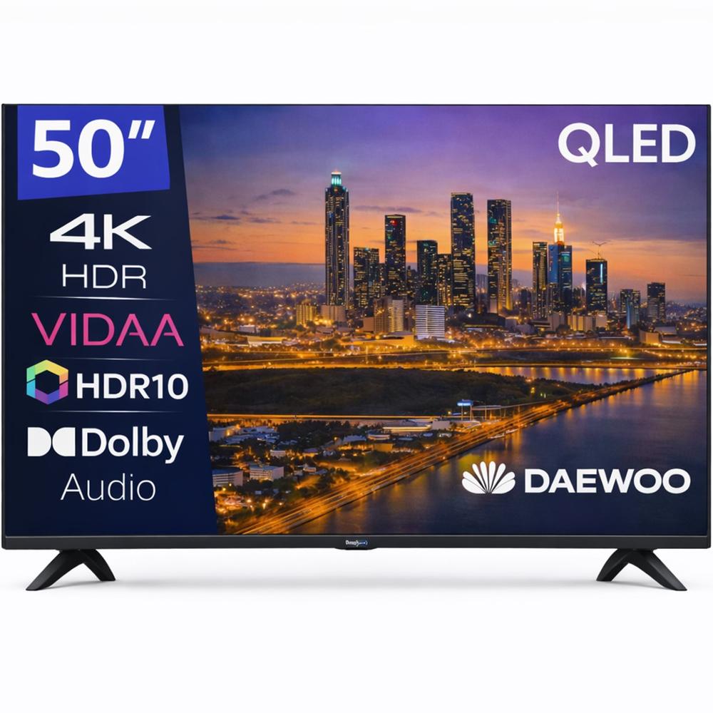 Televisor Daewoo 50 pulgadas QLED 4K UHD Smart TV 50VB56QV