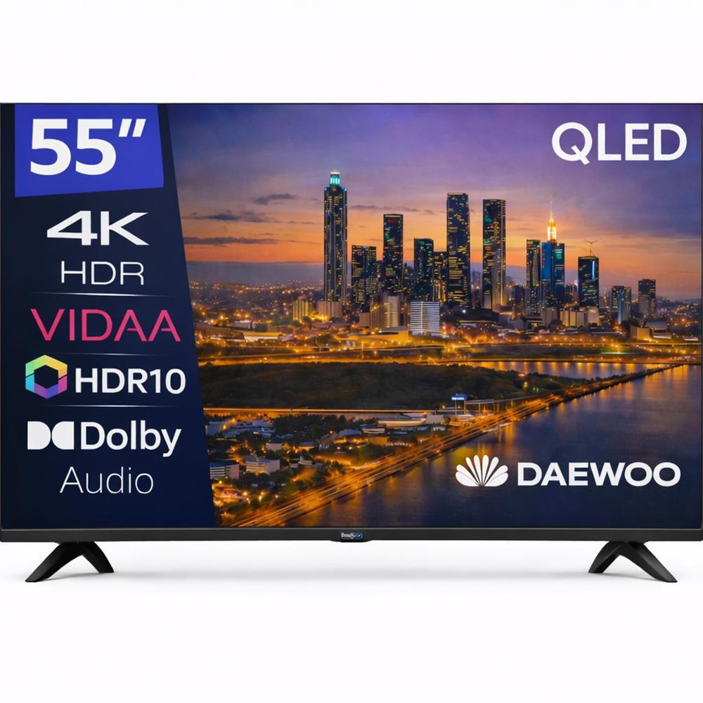 Televisor Daewoo 55 pulgadas QLED 4K UHD Smart TV 55VB56QV